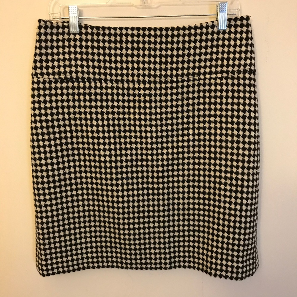 Talbots Checked Pencil Skirt for Career Work